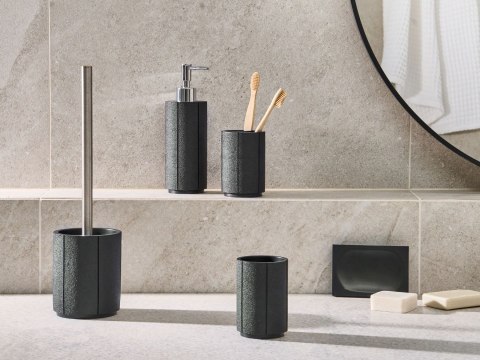 Zestaw akcesoriów łazienkowych 5 elementów HUALLAGA Czarny