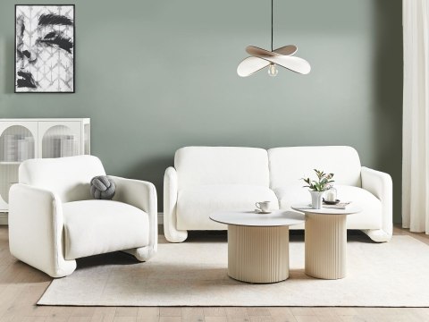 Komplet wypoczynkowy dla 4 osób SALAND Biały