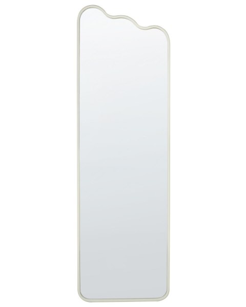 Lustro ścienne ABZAC 45 cm 145 cm Metal Złamana biel