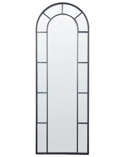 Lustro ścienne CROSSES 60 cm 170 cm Metal Czarny