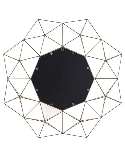 Lustro ścienne GAILLAC 80 cm 80 cm Metal Złoty