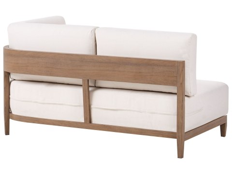 Sofa ogrodowa ze stolikiem dla 2 osób SAMPIERI Metal Brązowy