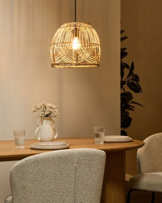 Lampa wisząca POSTRERO Rattan Naturalny