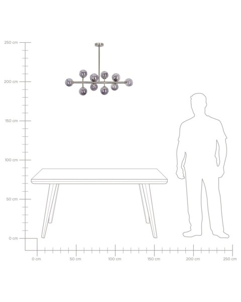 Lampa wisząca RAMIS Metal Srebrny