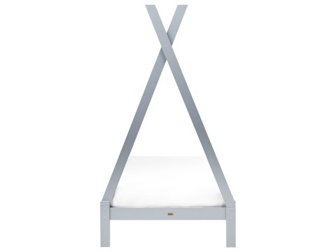 Łóżko dziecięce Tipi Drewno sosnowe DEVAY 90 x 200 cm Szary