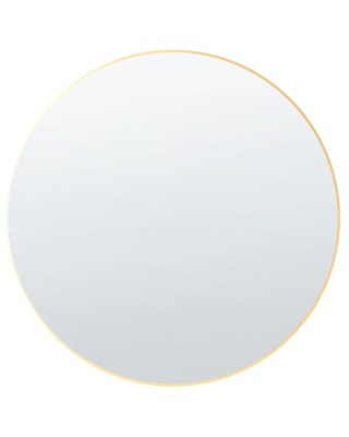 Lustro ścienne ANNEMASSE 80 cm 80 cm Metal Złoty