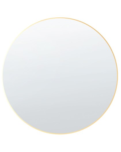 Lustro ścienne ANNEMASSE 80 cm 80 cm Metal Złoty