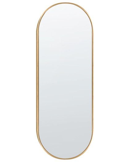 Lustro ścienne AZEVILLE 46 cm 122 cm Metal Złoty