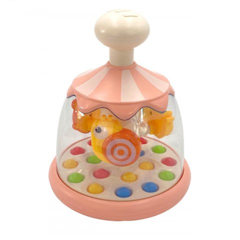 Woopie Kolorowe Zwierzątka Różowy Bączek z Kulkami Karuzela Lumarko!