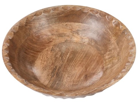 Zestaw 2 mis dekoracyjnych SOHAG Drewno mango Brązowy