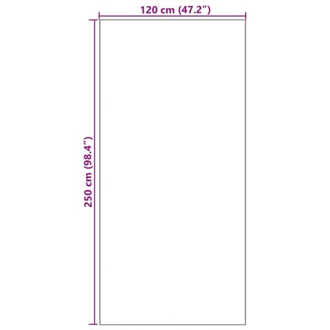 Niebieska wyściółka do prania vidaXL 120x250 cm Lumarko!