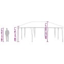 Namiot Imprezowy Biały 600 x 400 x 266 cm Poliester, stal Lumarko!
