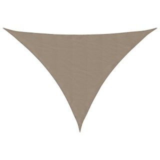 Trójkątny żagiel ogrodowy, tkanina Oxford, 4x5x6,4 m, taupe