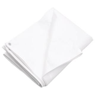 Plandeka, 260 g/m², 6x6 m, biała, HDPE