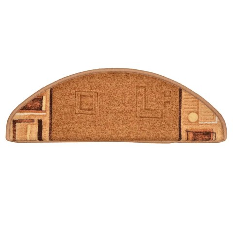 Samoprzylepne nakładki na schody, 5 szt., 65x21x4 cm, beżowe