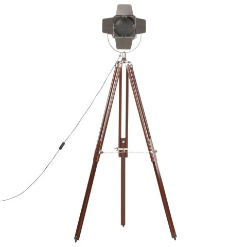 Lampa podłogowa na trójnogu, lite drewno mango, 180 cm