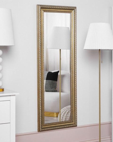 Lustro ścienne AURILLAC 51 cm 141 cm Złoty