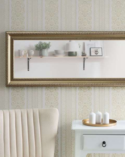 Lustro ścienne AURILLAC 51 cm 141 cm Złoty