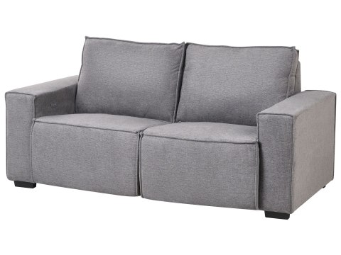 Sofa z elektryczną funkcją relaksu dla 2 osób NUKARI Szary