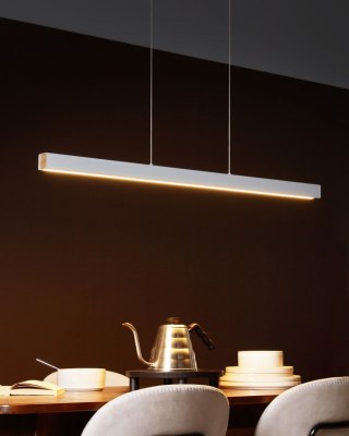 Lampa wisząca LED ARENAS Z pilotem Biały