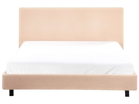 Łóżko Boucle ALBI 140 x 200 cm Beżowy