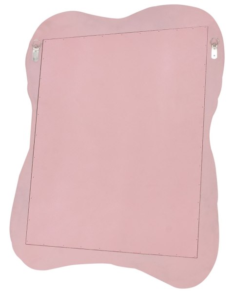 Lustro ścienne PENCRAN 60 cm 80 cm Różowy