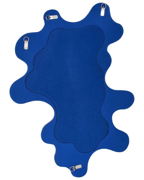Lustro ścienne ROSCOFF 59 cm 80 cm Niebieski