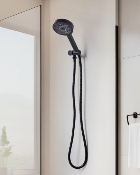 Słuchawka prysznicowa z wężem UYUCA Czarny