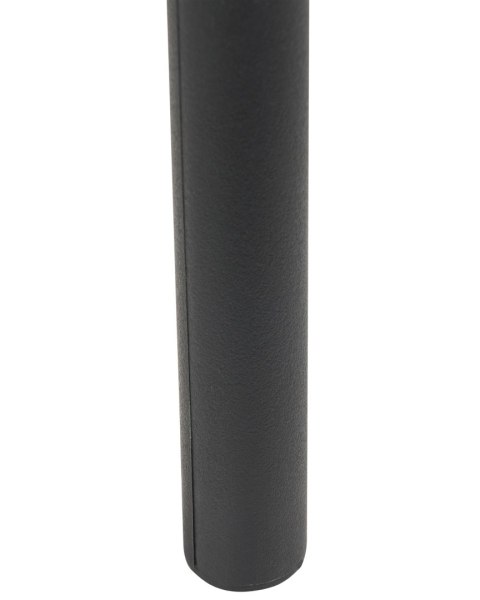 Zestaw 2 krzeseł ogrodowych POVOLETTO Materiał syntetyczny Czarny