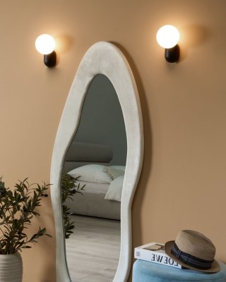 Zestaw 2 lamp ściennych HELME Czarny