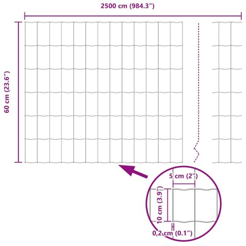 Euro Fence 0.6x25 m Stal ocynkowana Lumarko!