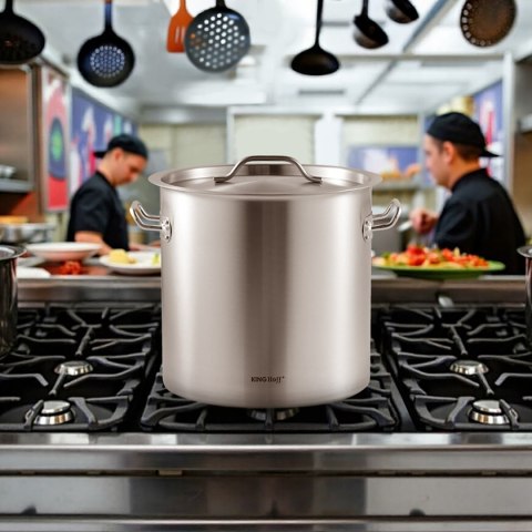 Garnek Gastronomiczny Z Pokrywą Stalową 17l Kinghoff Kh-1961