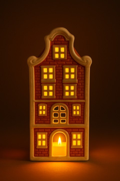 HYTTE Domek ceramiczny 8,5x7,5x16,3cm