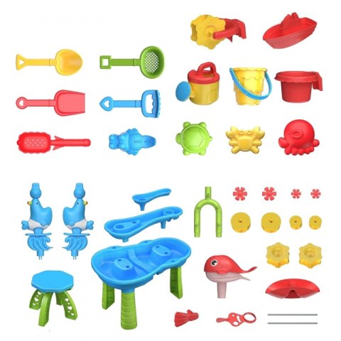 WOOPIE Stolik Wodny XL Zabawa Wodą i Piaskiem 37 el. Lumarko!