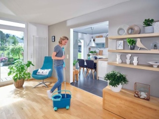 Leifheit Ergo Clean Twist Zestaw Okrągły Na Kółkach 52102...