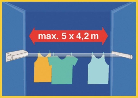 Leifheit Suszarka Na Pranie Rollfix 210 Biała 83040