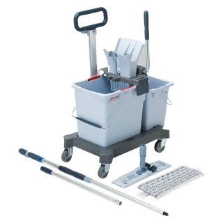 Vileda Ultraspeed Pro Starter Kit 25l+8l Double Ready To Go 173906..