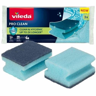 Vileda Zmywak Pro Clean Profilowany 3szt 179246 SI..