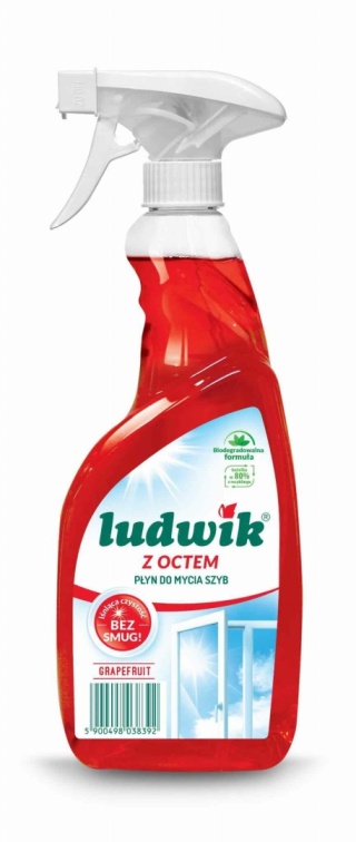 Ludwik Płyn Do Szyb Z Octem Grapefruit 600ml..
