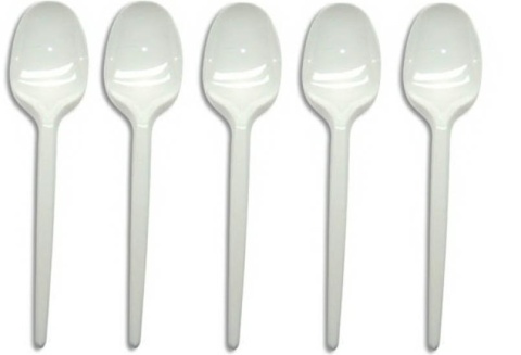 Łyżka Jednorazowa Biała 100szt