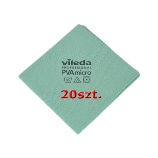 Vileda Zestaw Ścierka Pva Micro Zielona 20szt Vileda Professional