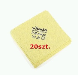 Vileda Zestaw Ścierka Pva Micro Żółta 20szt Vileda Professional