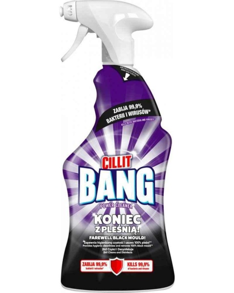 Cillit Bang Spray Koniec Z Pleśnią 750ml Czarny