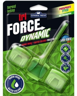 General Force Dynamic Koszyk Do Wc Barwiąca Wodę 45g Leśny