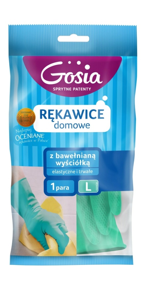 Gosia Rękawice Domowe Z Bawełnianą Wyściółką L 5003