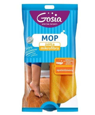 Gosia Wkład Mikrofibra Żółta Sukienka 4867