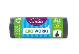 Gosia Worki Na Śmieci Eko 35l 15szt Grafit 8270