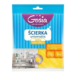 Gosia Ścierka Uniwersalna Żółta 36x38 Mikrofibra 6902..