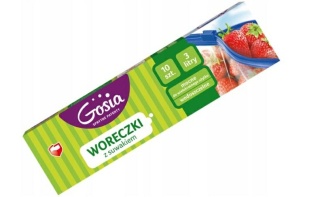 Gosia Woreczki Z Suwakiem 3l 10szt 7656. .
