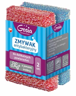 Gosia Zmywak Do Delikatnych Powierzchni Z Jonami Srebra 2szt 7909..